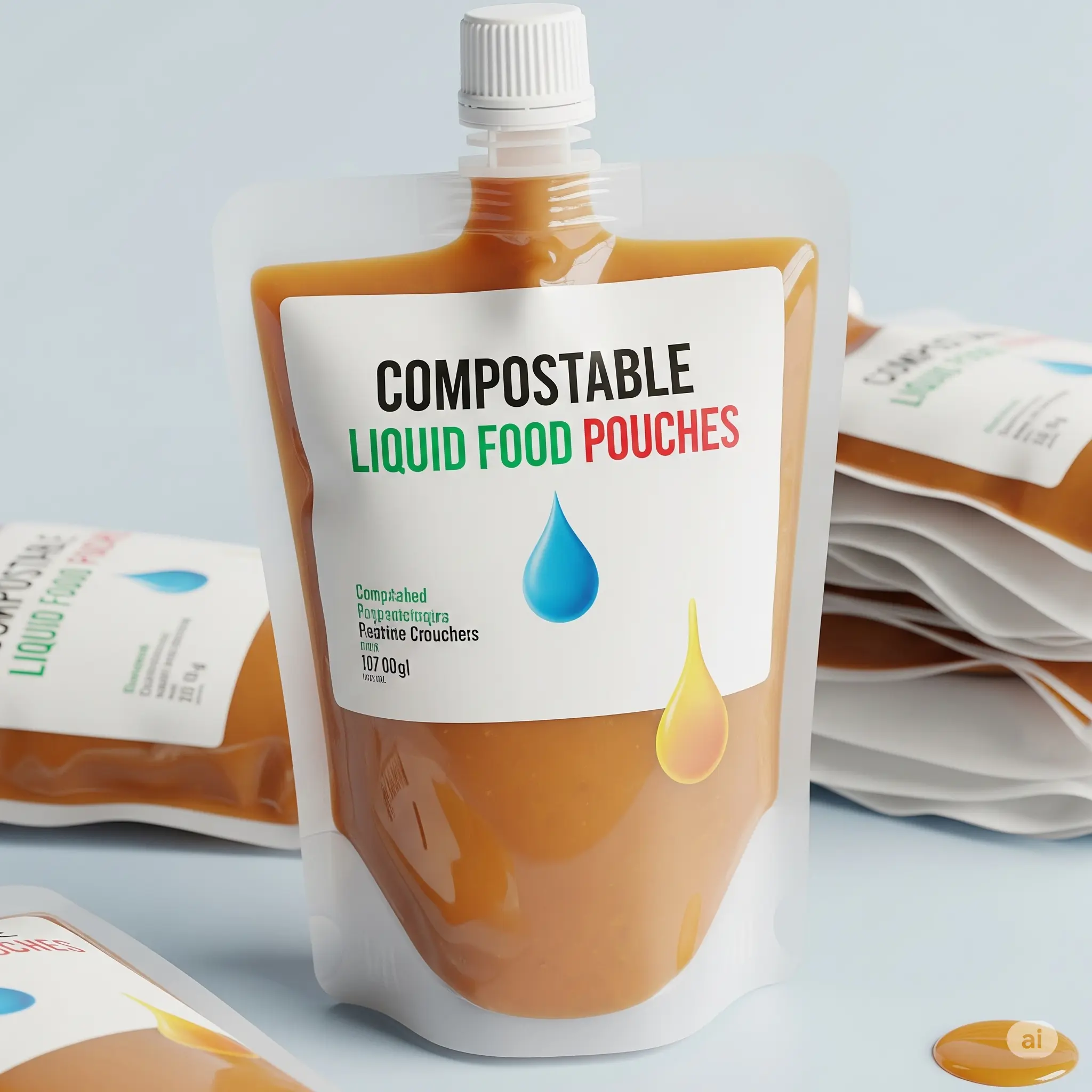 Compostable Liquid Food Pouches
